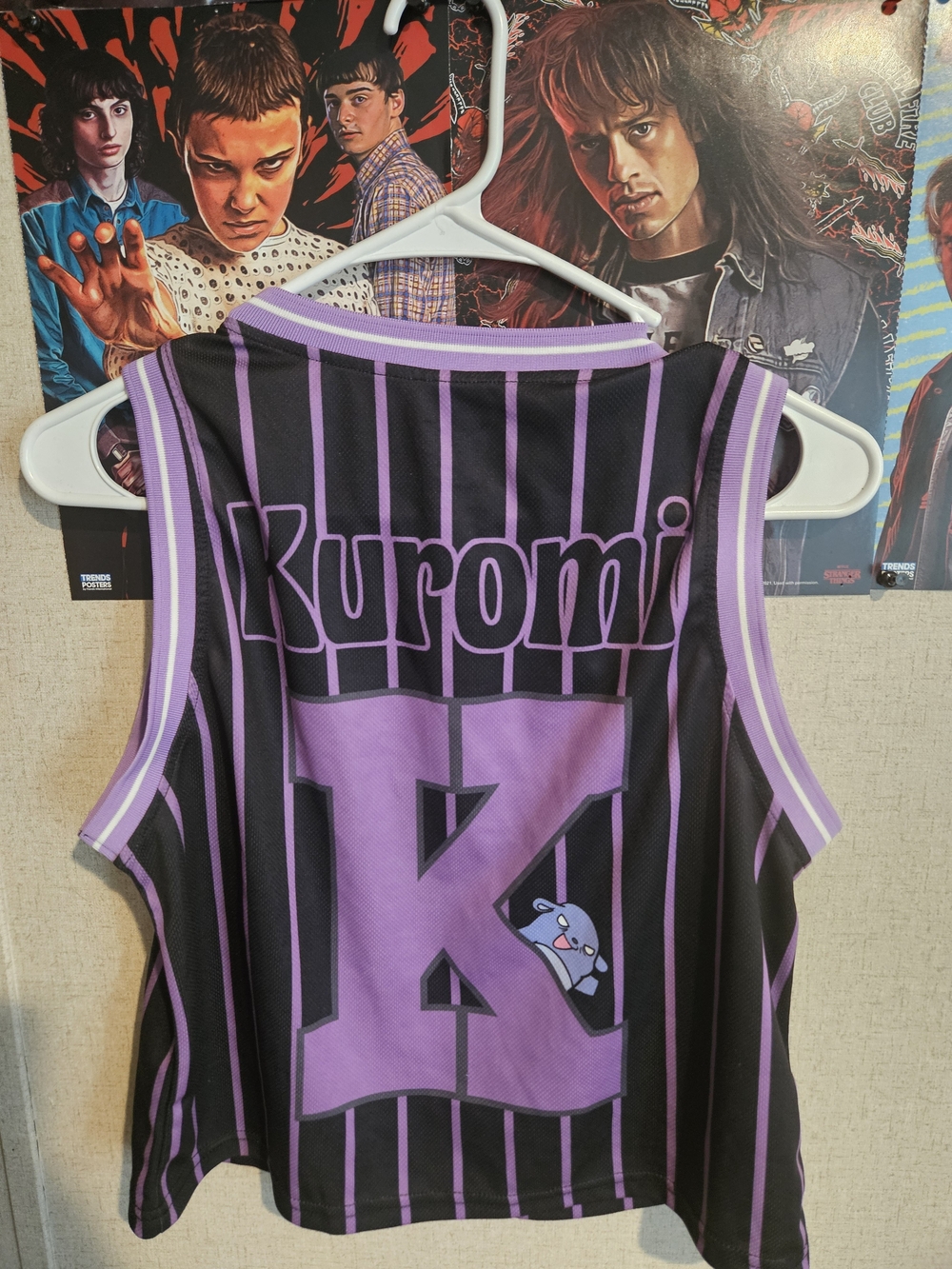 Kuromi Stripe Crop Jersey - Picture 3 of 3